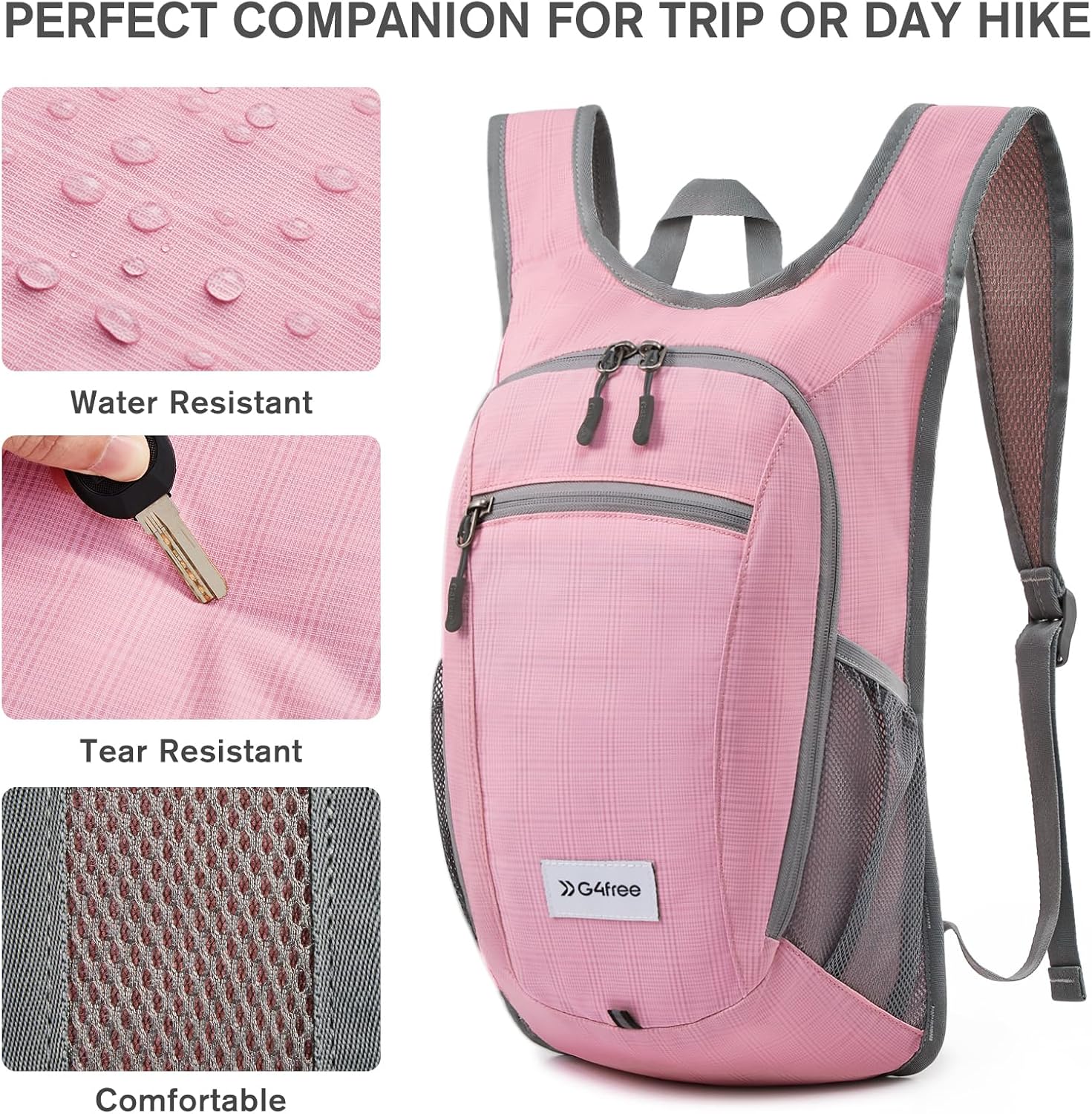 G4Free 10L/15L Hiking Backpack Lightweight Packable Hiking Daypack Small Travel Outdoor Foldable Shoulder Bag - Image 8